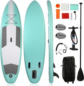 10' Inflatable & Adjustable Stand Up Paddle Board W/ SUP Accessories
